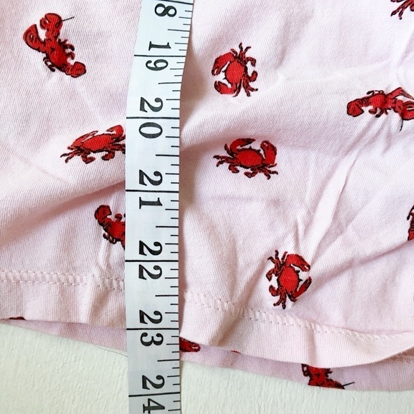 J. CREW FACTORY PINK LOBSTER JERSEY SHORT SLEEVE TEE - Picture 9 of 10